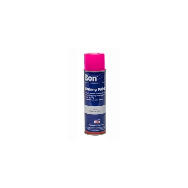 Bon 84-793 Marking Paint, Fluorescent Pink, 20 Ounce (12/Pkg)